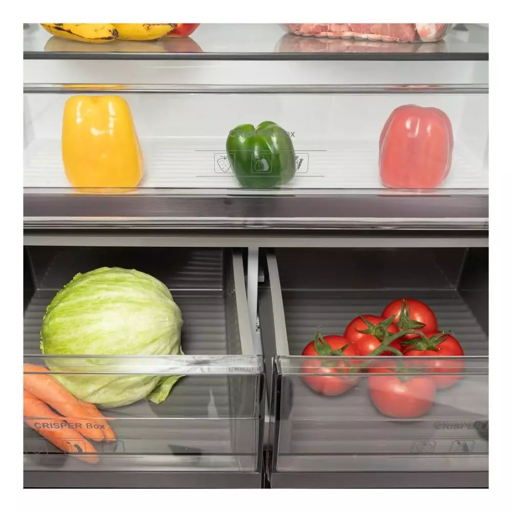 Frigorífico americano Infiniton AMCB-415CD82XET Clase E 1.825mX78.2cm No Frost Acero Inoxidable