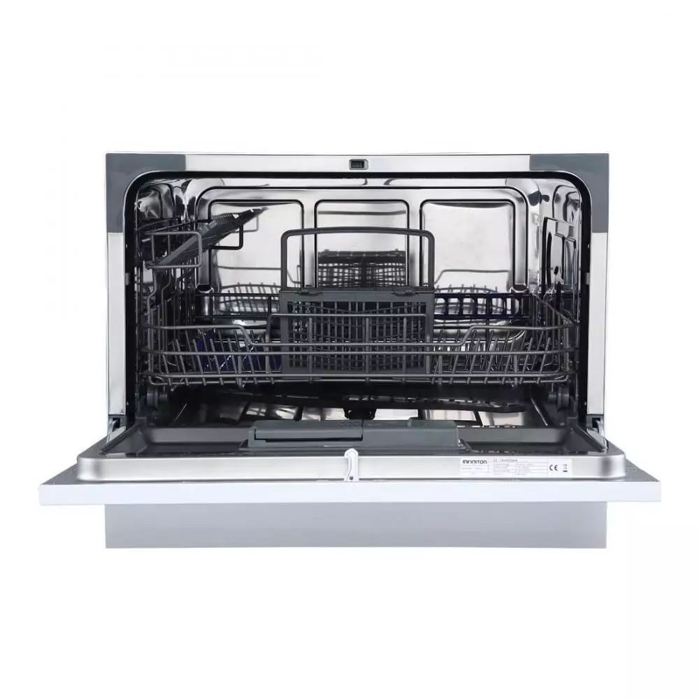Lavavajillas compacto Infiniton DIWCT6 Clase F 6 Servicios 47 dB Blanco