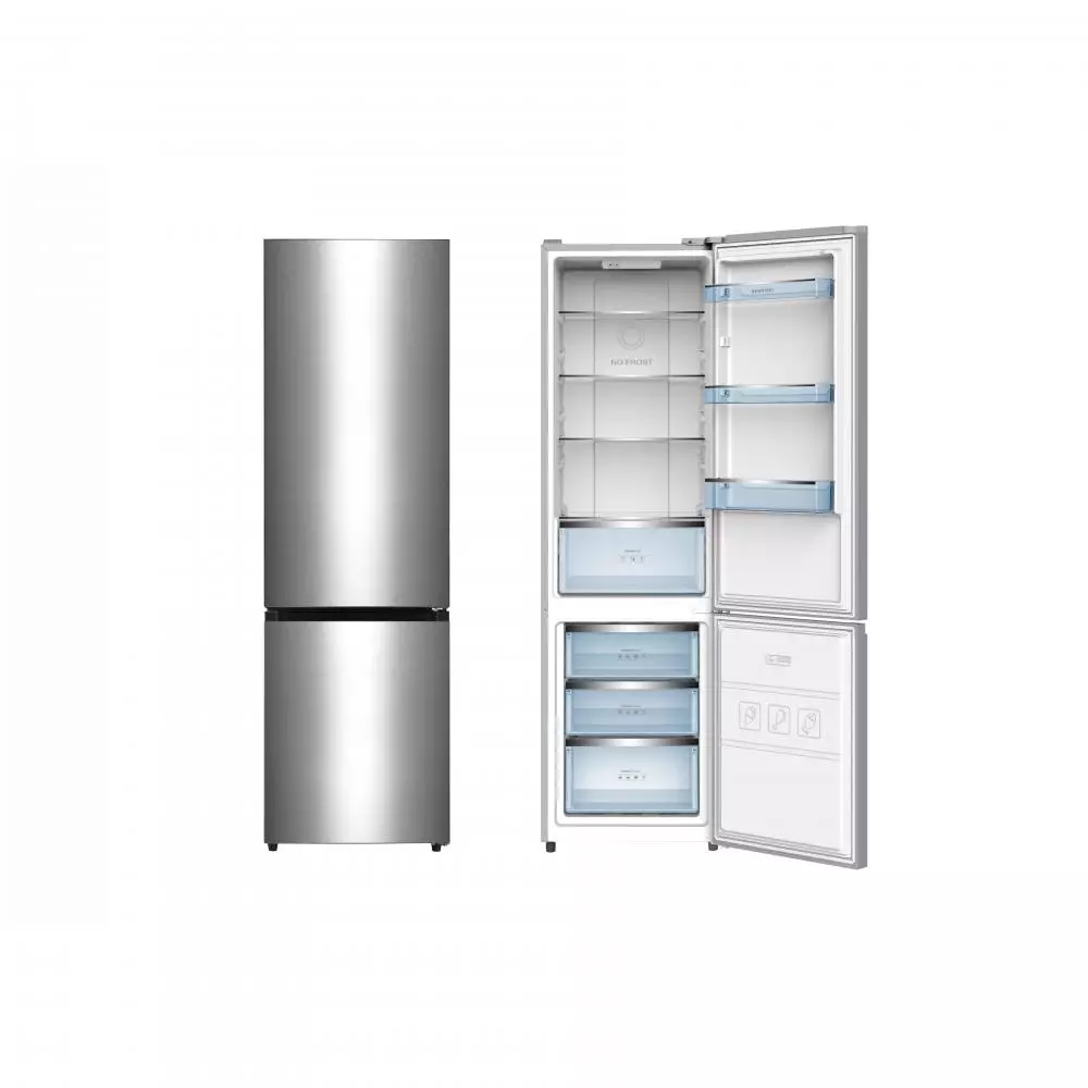 Frigorífico Combi  Infiniton FGC-340C20XEN Clase E No Frost 2.02m Acero Inoxidable