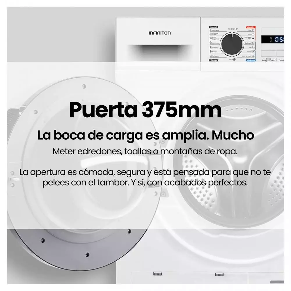 Secadora con bomba de calor Infiniton SD-BC8EWN E 8 Kg