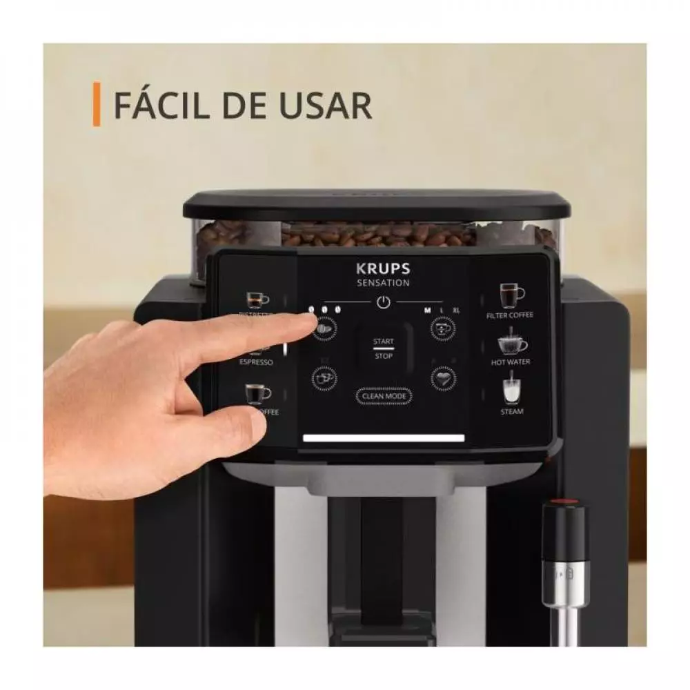 Cafetera Superautomática Krups EA910A1 Sensation C10