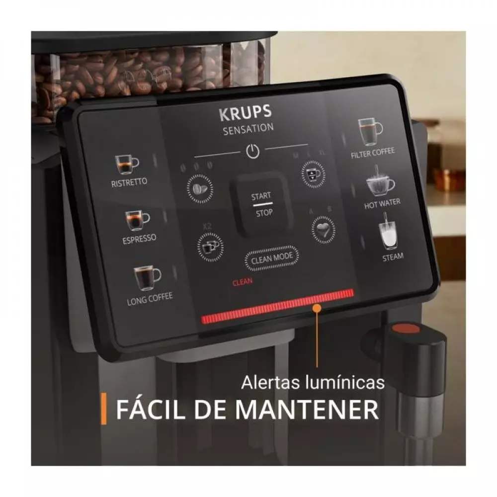 Cafetera Superautomática Krups EA910A1 Sensation C10