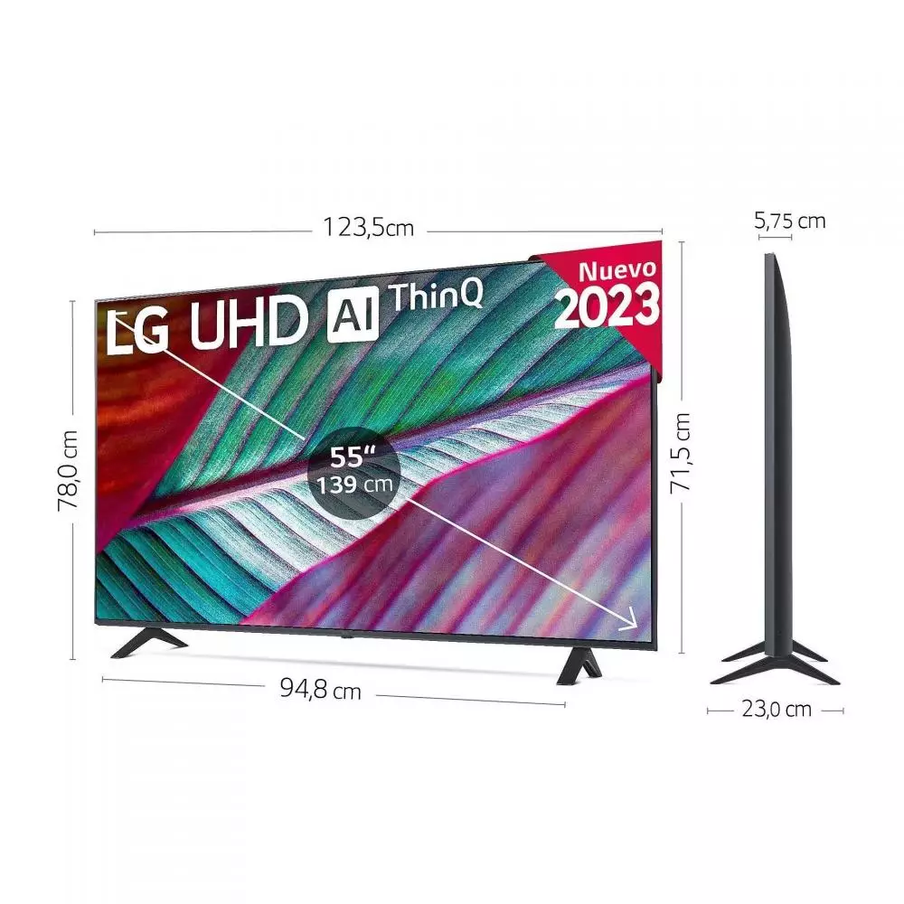 TV LED 55" LG 55UR78006LK 4k Ultra HD HDR Smart TV webOS23
