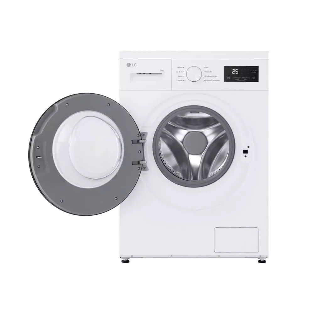 Lavadora LG F4A10S8NWK Clase A 8 Kg 1400 rpm Blanco   Serie 100