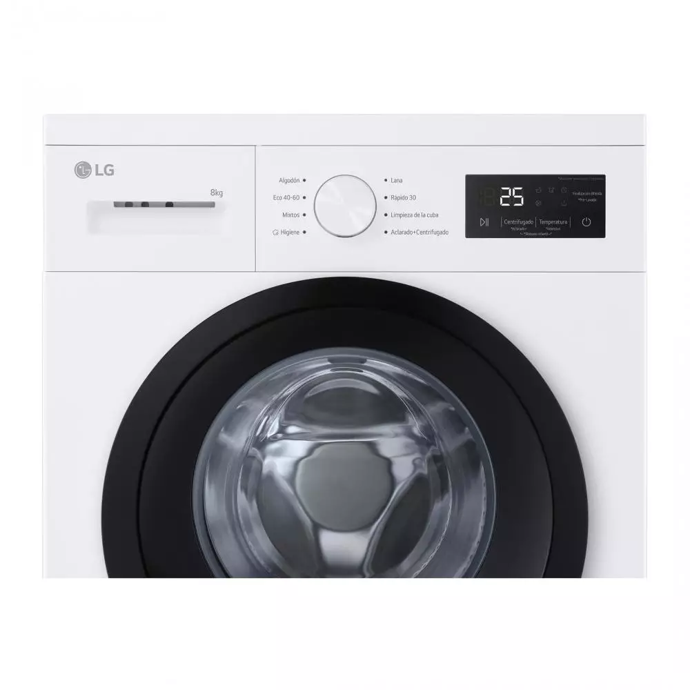 Lavadora LG F4A10S8NWK Clase A 8 Kg 1400 rpm Blanco   Serie 100