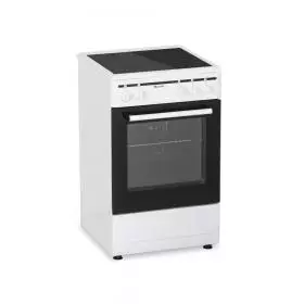 Cocina Meireles E503W Placa Vitrocerámica 3 Zonas Cocción Horno Eléctrico 80x50x55 Blanco.