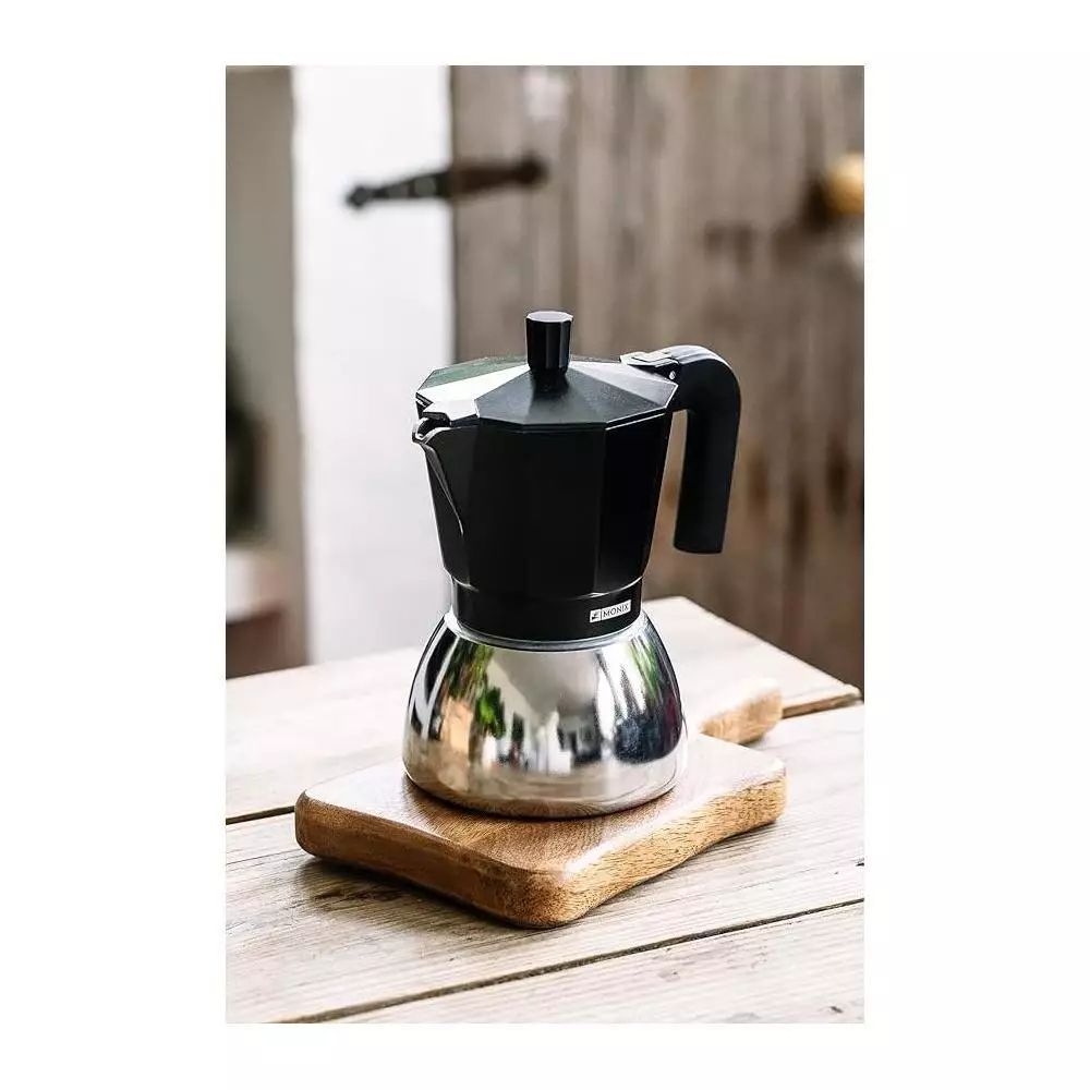Cafetera Monix M863003 Apta para inducción 3 Tazas