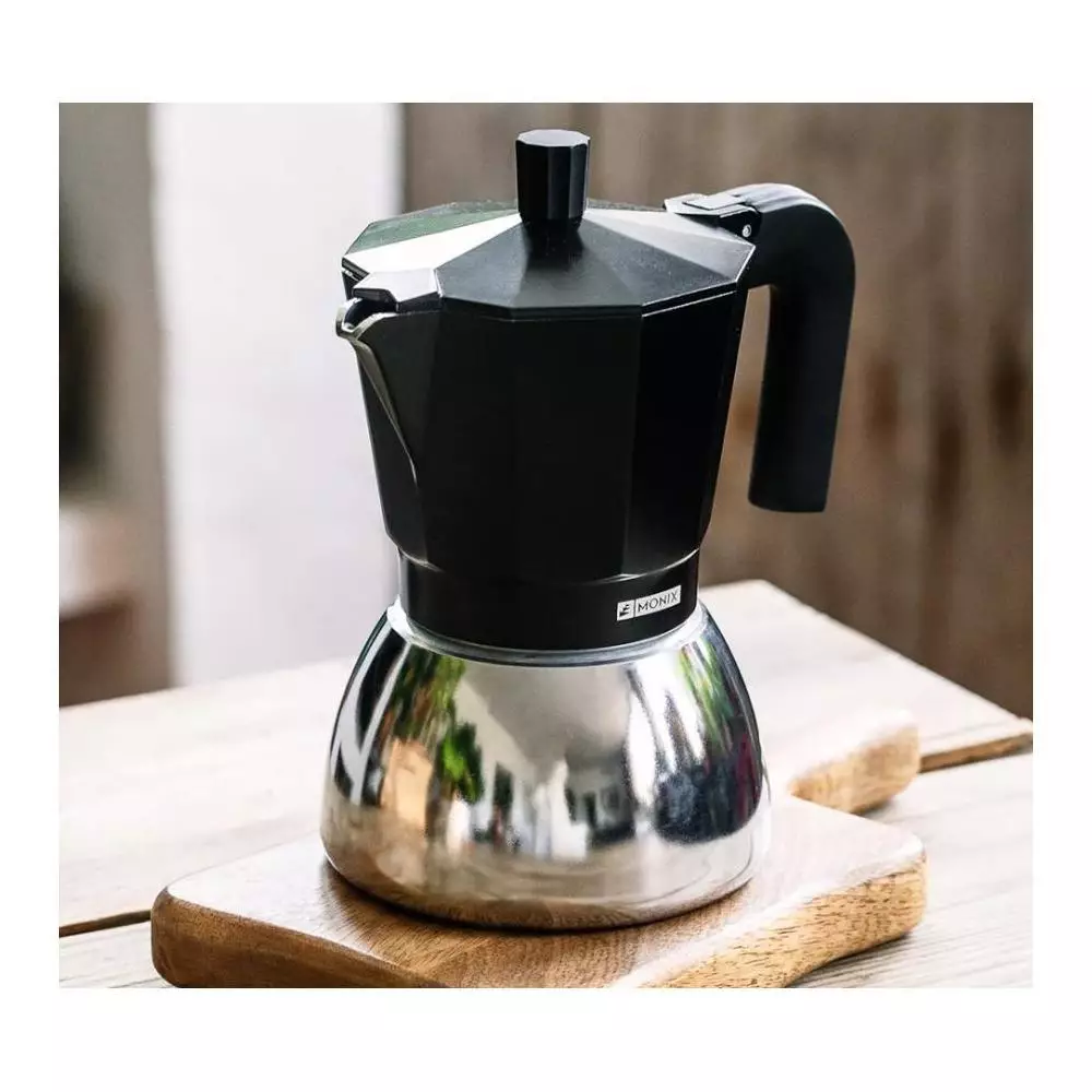 Cafetera Monix M863006 Apta para inducción 6 Tazas
