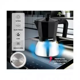 Cafetera Monix M863009 Apta para inducción 9 Tazas.