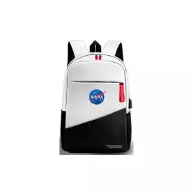 Mochila para portátil 15.6" NASA BAG05 White/Black.