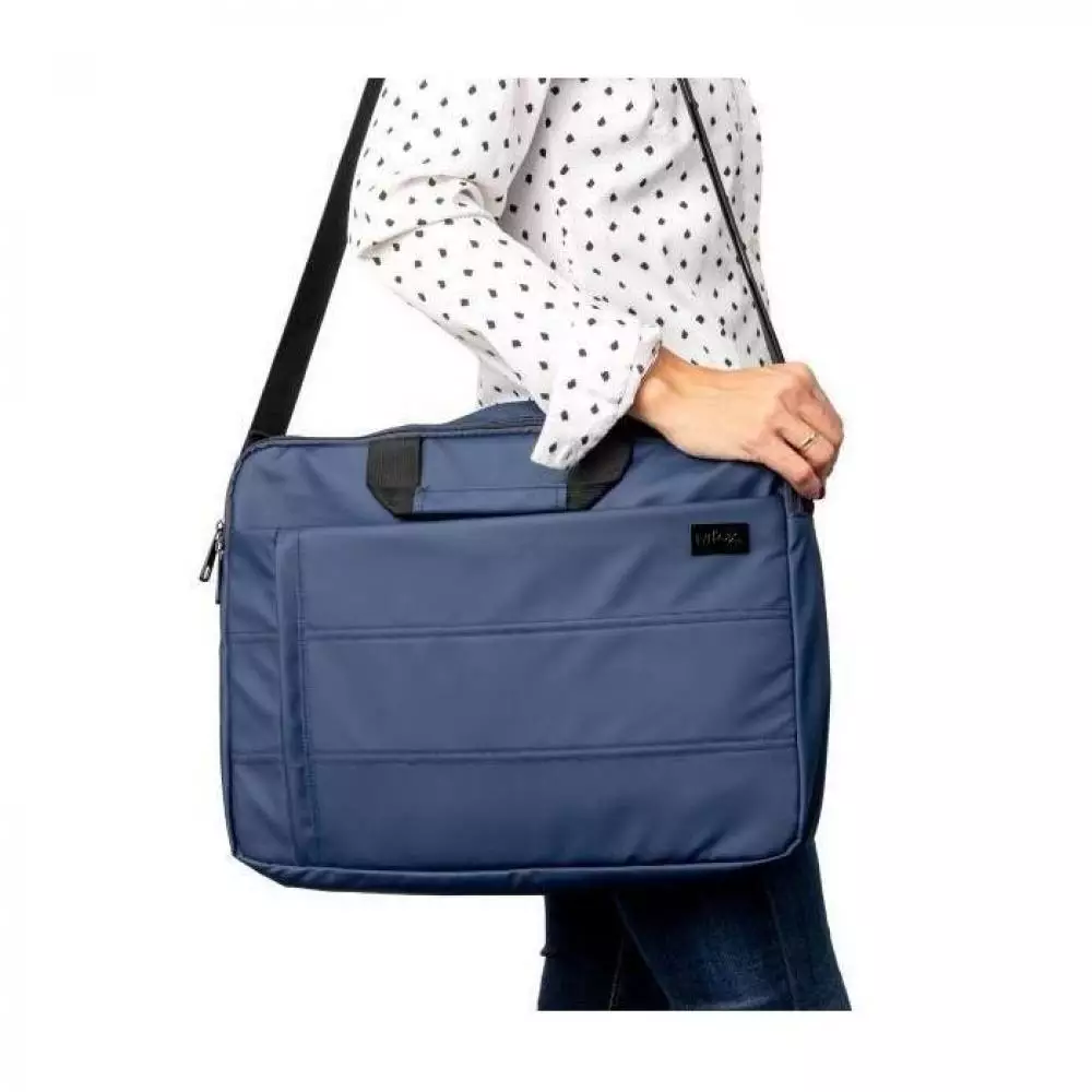 Maletín portátil Nilox style 15,6" Azul