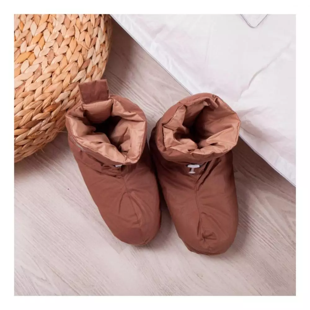 Peukos de plumón Nordream talla M (36-41) color marrón
