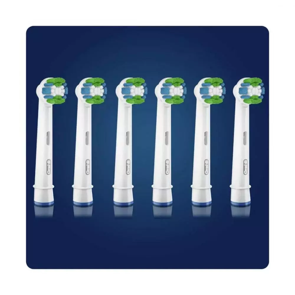 Recambios Oral-B Pro Precision Clean para Cepillo de Dientes Eléctrico, Pack de 6 Cabezales