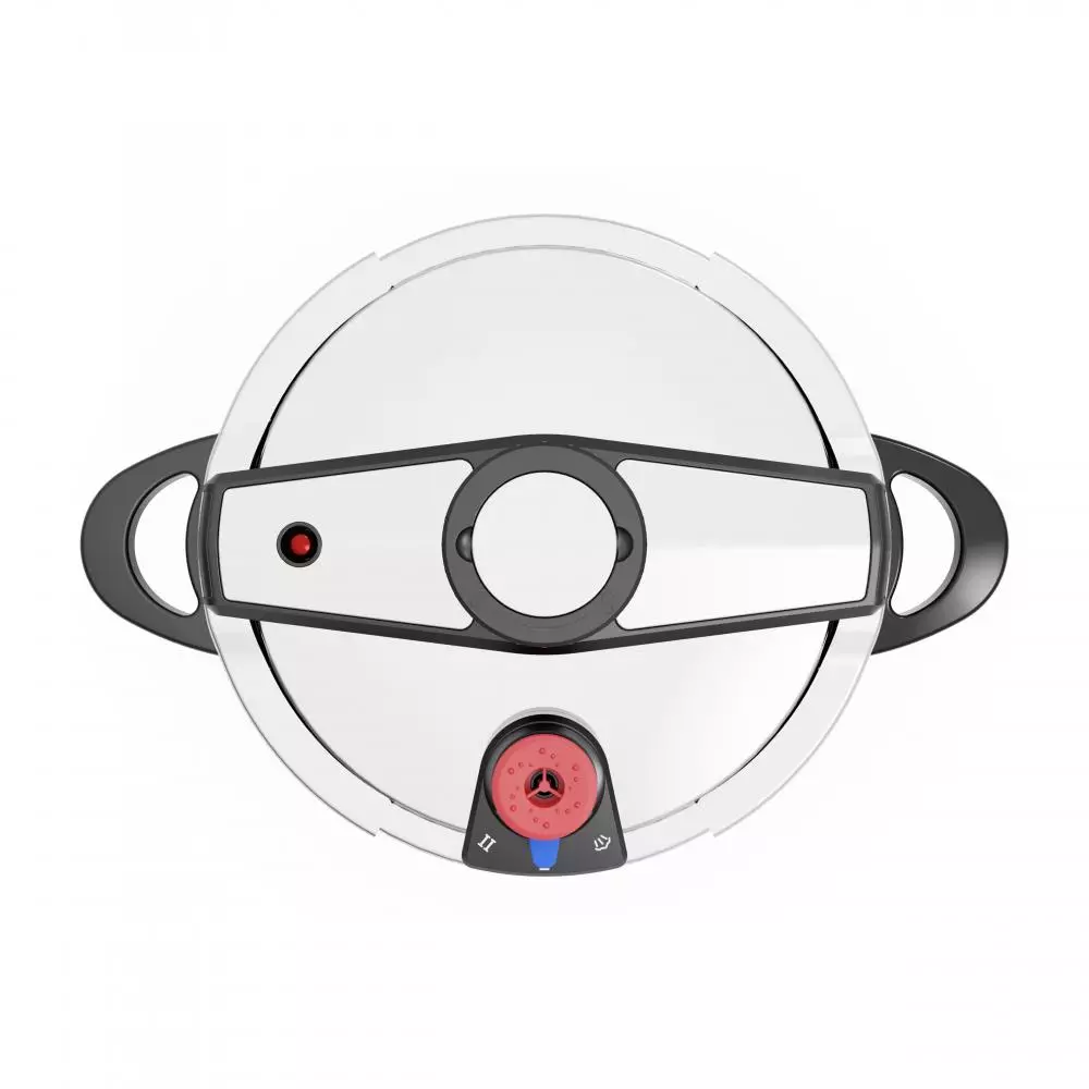 Olla a presión Orbegozo HP 8200 8L con sistema EasyLock apta para todo tipo de fuegos