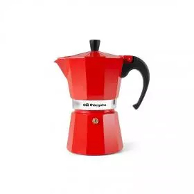 Cafetera Orbegozo KFR640 6 Tazas Roja.