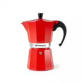 Cafetera Orbegozo KFR940 9 Tazas Roja.