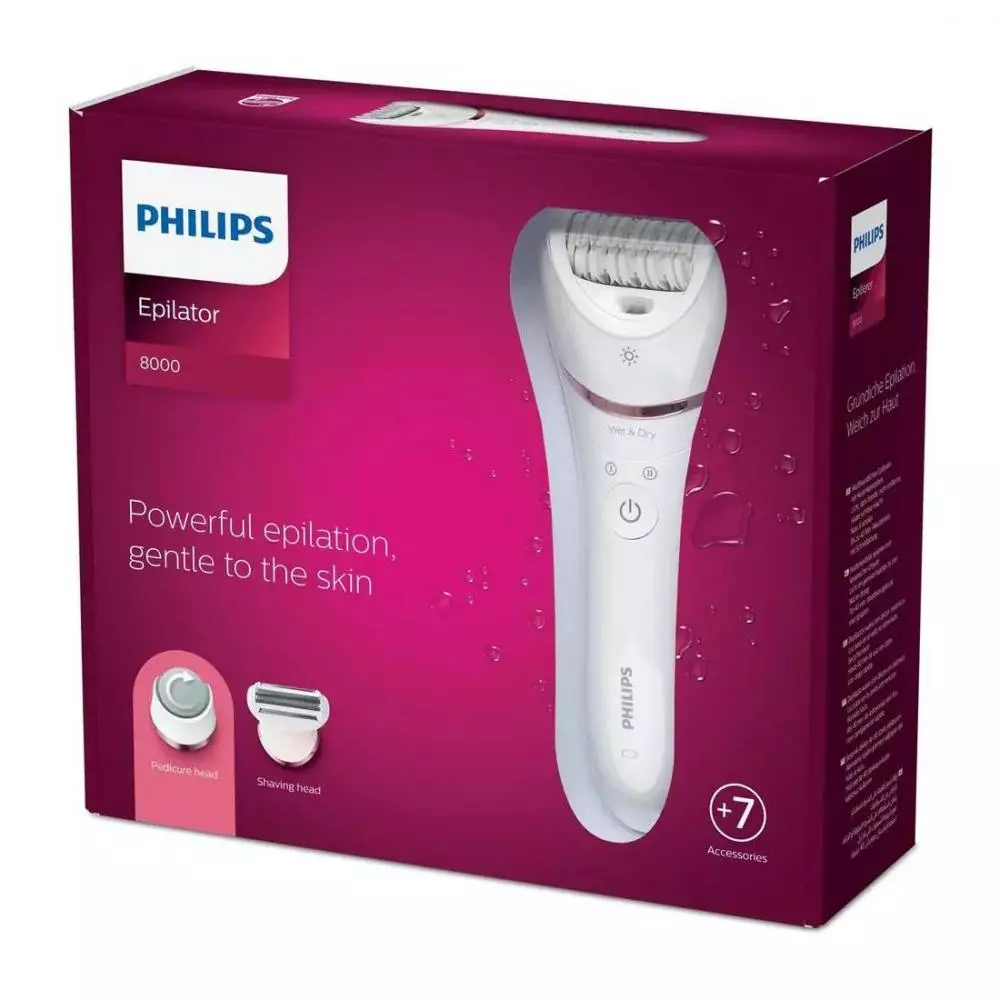 Depiladora Philips BRE730/10 serie 8000 Wet & Dry