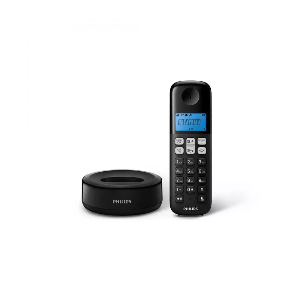 Teléfono Philips D1611B Inalámbrico