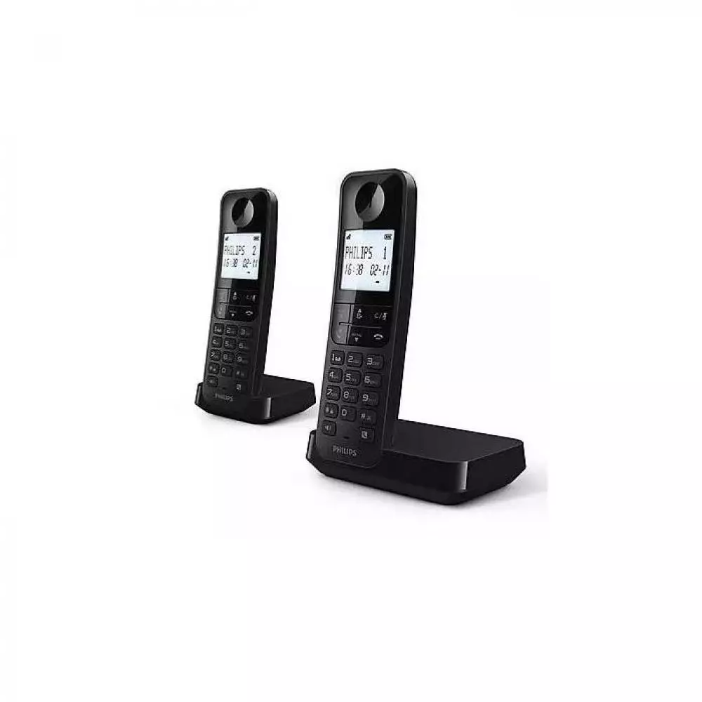 Teléfono Philips Duo D2702B/12 Inalámbrico