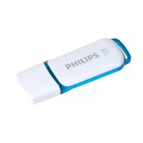 Pen Drive 2.0 Philips Snow 16GB Blanco y Azul.