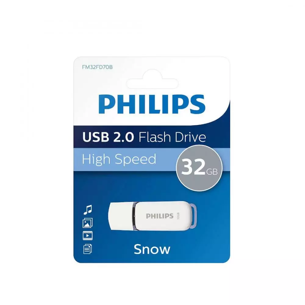 Pen Drive 2.0 Philips Snow 32 GB 