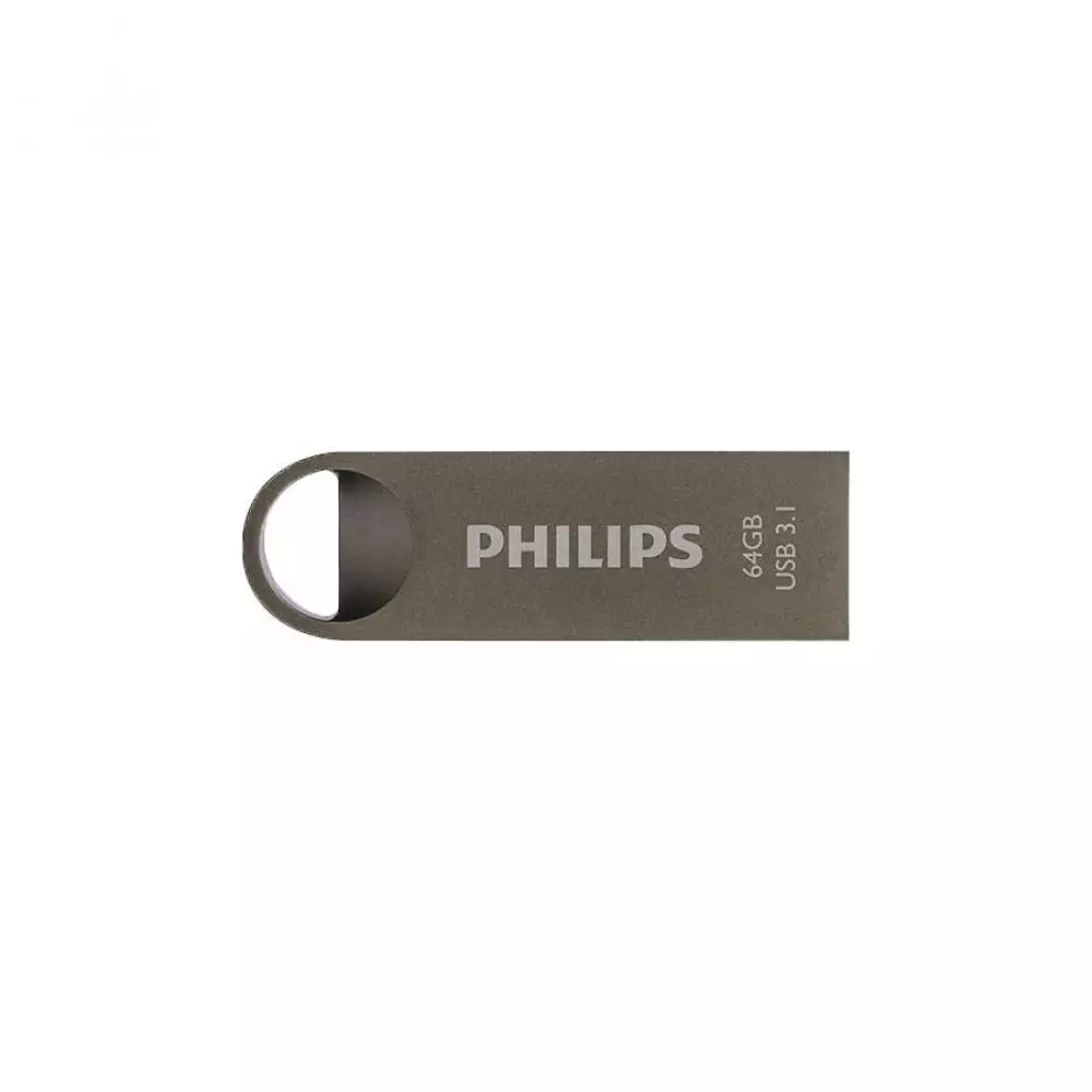 Pendrive 3.1 Philips Moon Metálica 64GB
