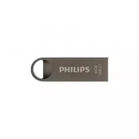 Pendrive 3.1 Philips Moon Metálica 64GB.