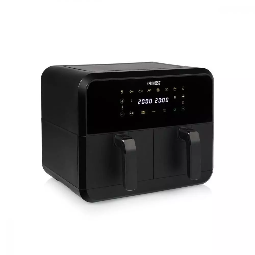 Freidora de aire Princess Doble Cesta 182068 8 Litros (4L + 4L) 8 programas