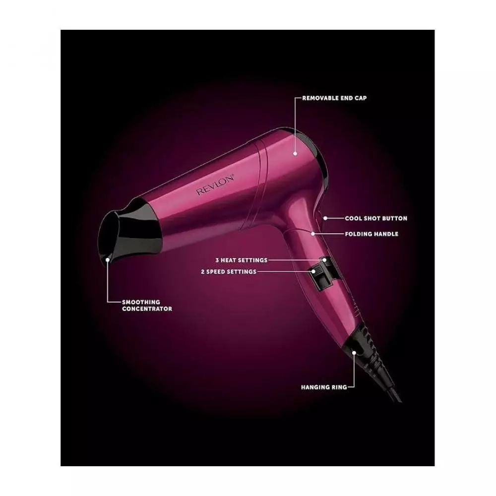 Secador de pelo de Viaje Revlon RVDR5229E Perfect Heat Frizz Fighter 2200 W Iónico