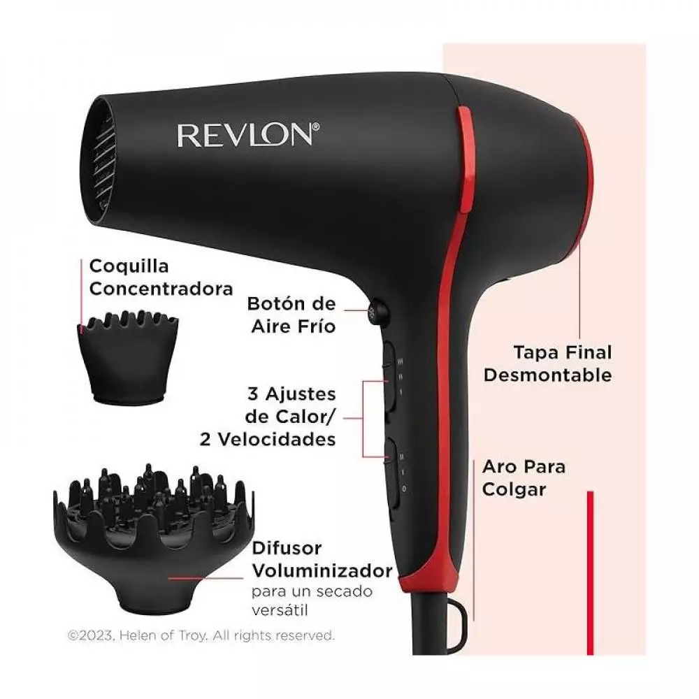 Secador de pelo Doméstico Revlon RVDR 5317 SmoothStay 2000 W Iónico