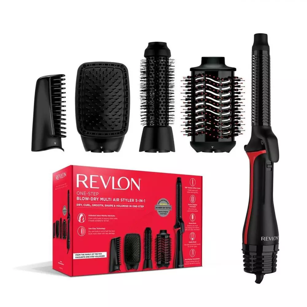 Cepillo Secador Moldeador Revlon RVDR 5371 One Step Multi "5 en 1"