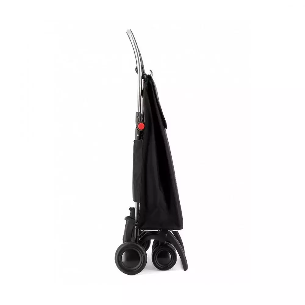 Carro Compra Rolser Akanto 4 Ruedas 2 Giratorias Plegable Negro