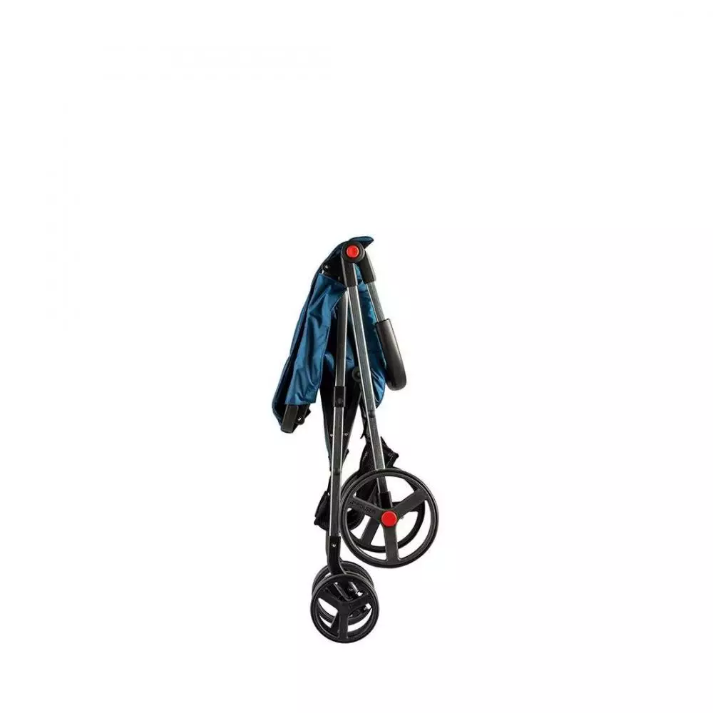 Carro de compra Rolser Basket Polar 4 Ruedas Grandes 2 Giratorias Plegable color Azul Marino