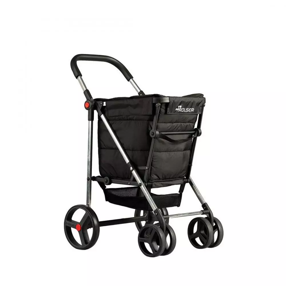 Carro de compra Rolser Basket Polar Plegable color Negro