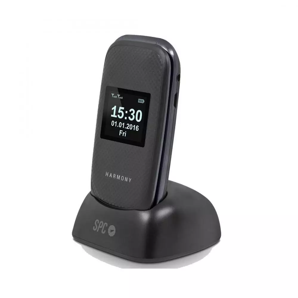 Teléfono Libre Senior SPC Harmony 6,10 cm (2,4”) Bluetooth Dual Sim Cámara FM Negro