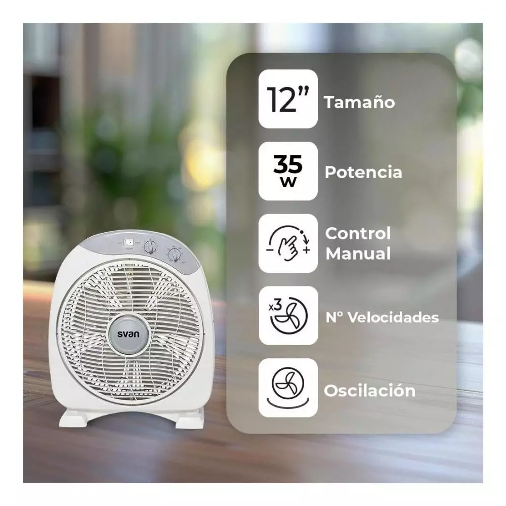 Ventilador de suelo SVAN SVS-351200