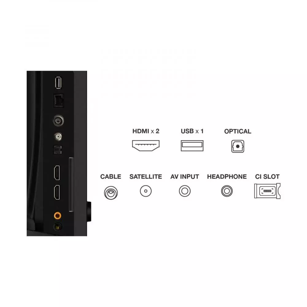 TV QLED 32" TCL  Full HD HDR Smart TV