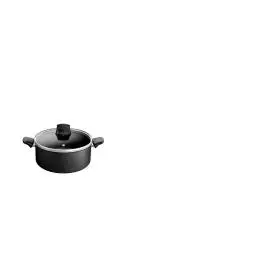 Cacerola Tefal 24 cm Serie Force Black.