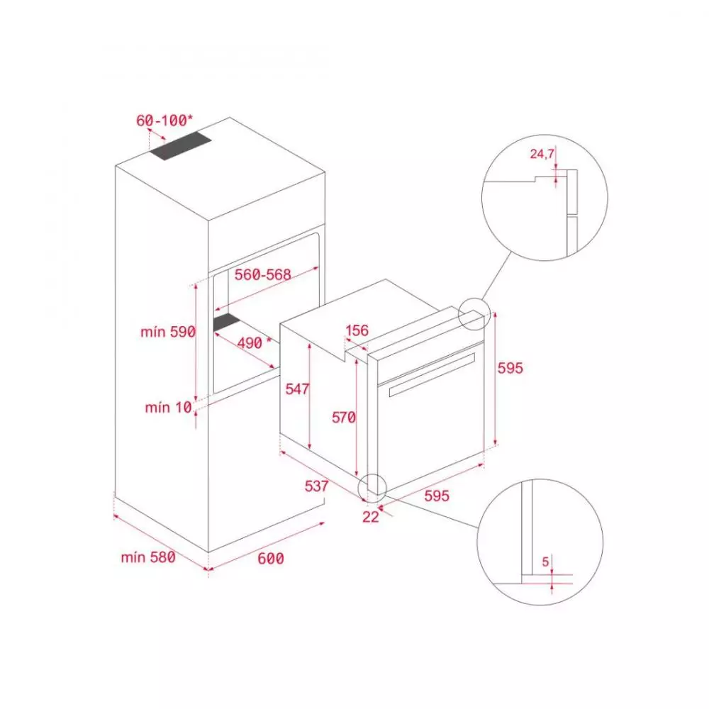 Horno Teka HLB 8510 P Pirolítico Maestro Pizza