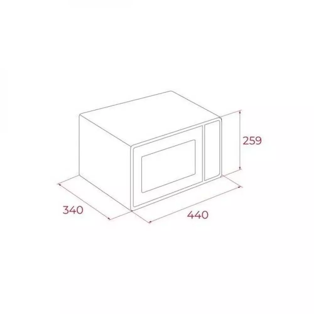 Microondas Teka MWE FS20 G SS 1000W 20L Grill