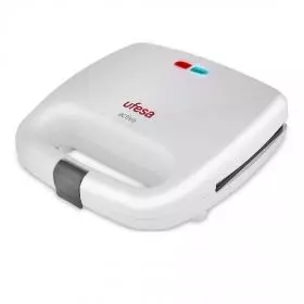 Sandwichera Ufesa SW7855 750W estilo grill Blanca.
