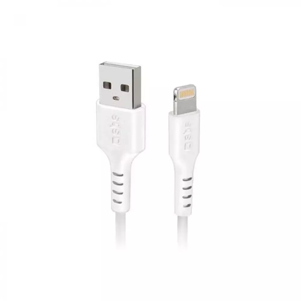 Cable USB a Lightning SBS TECABLEUSBIP589W 1m par dispositivos Apple