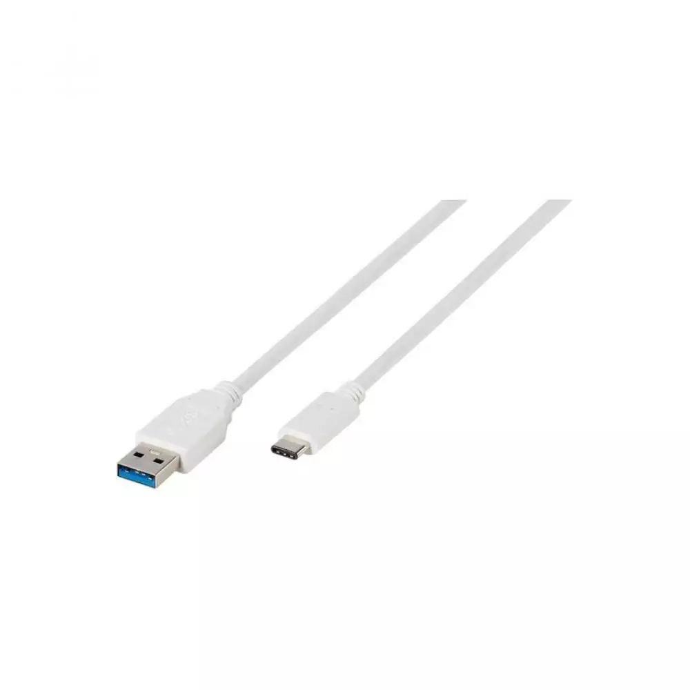 Cable USB A 3.1 - USB Tipo C Vianco 1 Metros Blanco