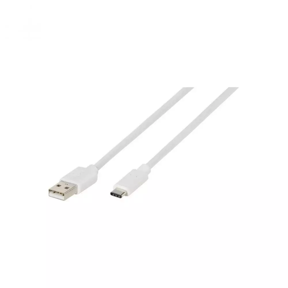 Cable USB A 2.0 - USB Tipo C Vivanco 0,5 Metros Blanco