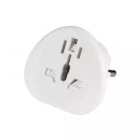 Adaptador de Viaje Vivanco World to EU Blanco.