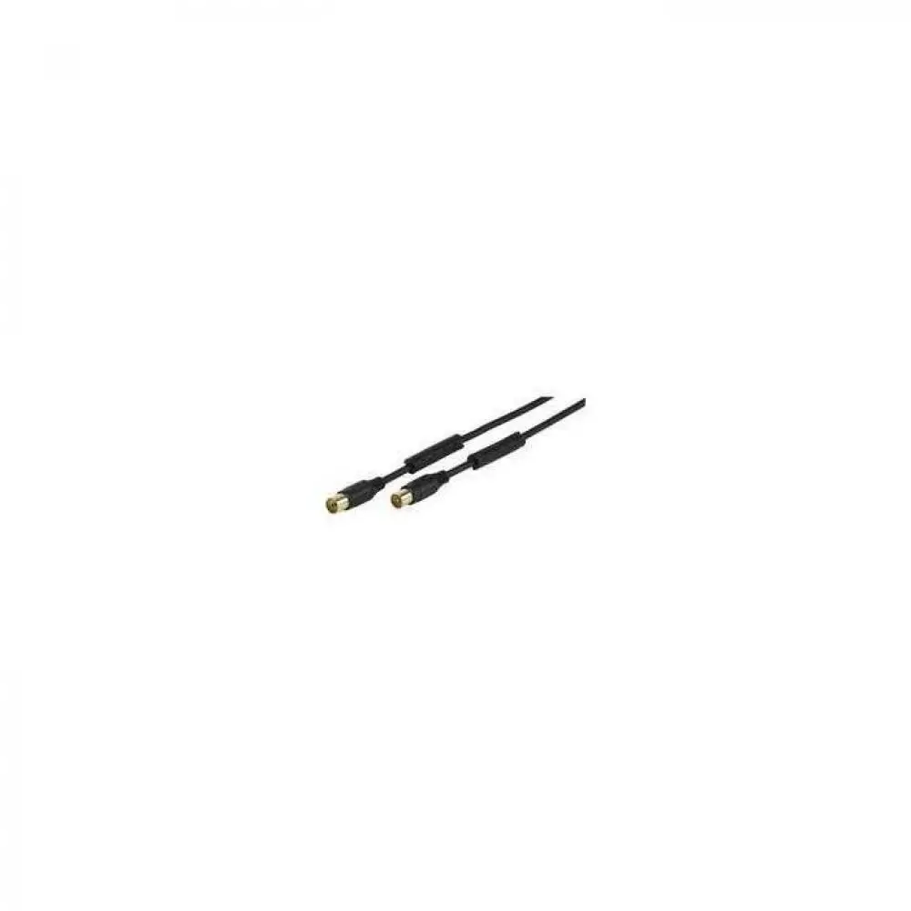 Cable Antena Coaxial Vivanco 100Db 1.5M Apto para dispositivos UHD, 4K y televisores HDR