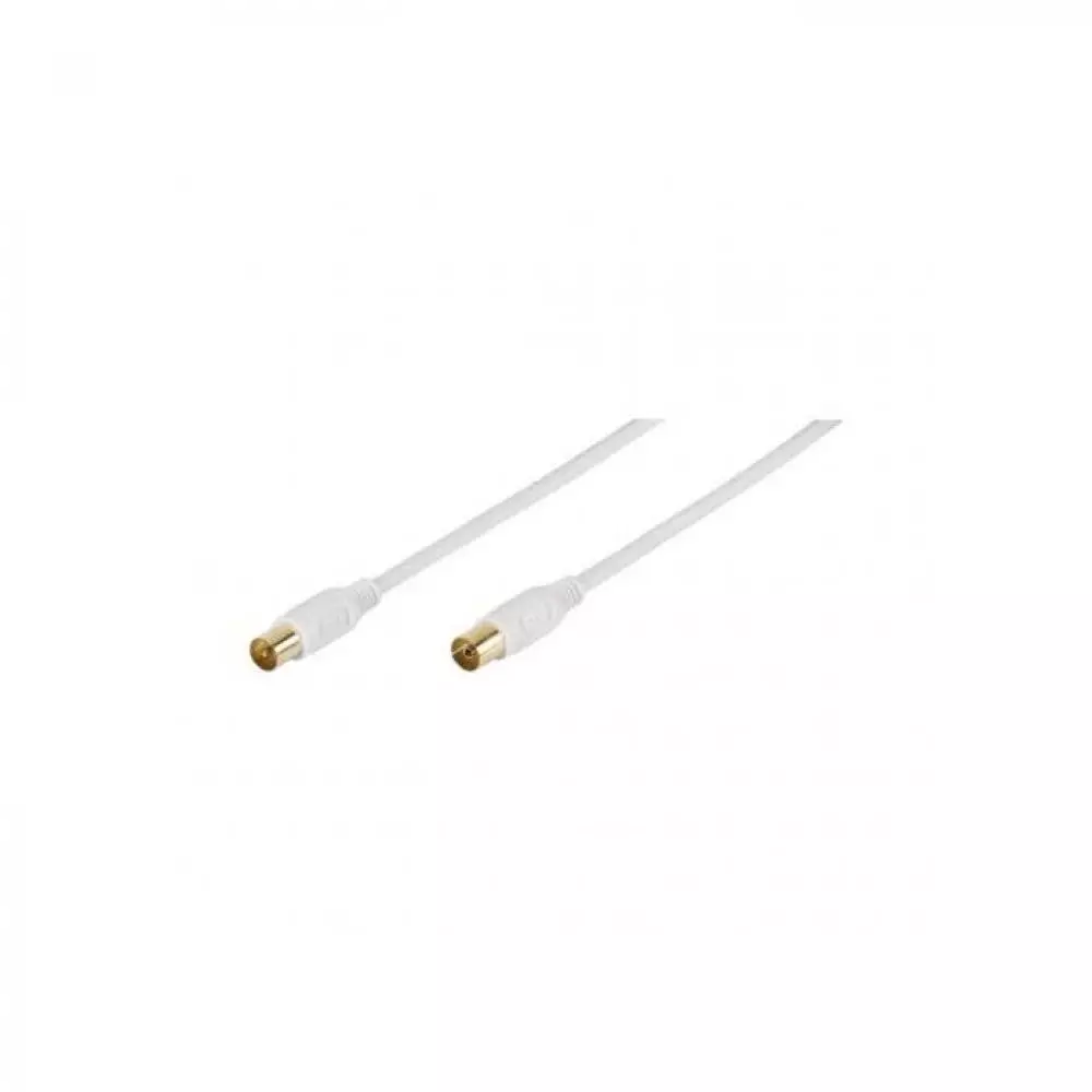 Cable Antena Coaxial Vivanco 48128 3M Blanco
