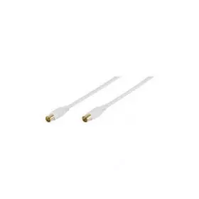 Cable Antena Coaxial Vivanco 48128 3M Blanco.