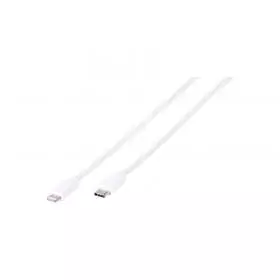 Cable USB Tipo C - Lightning Vivanco 1,2 Metros Blanco.