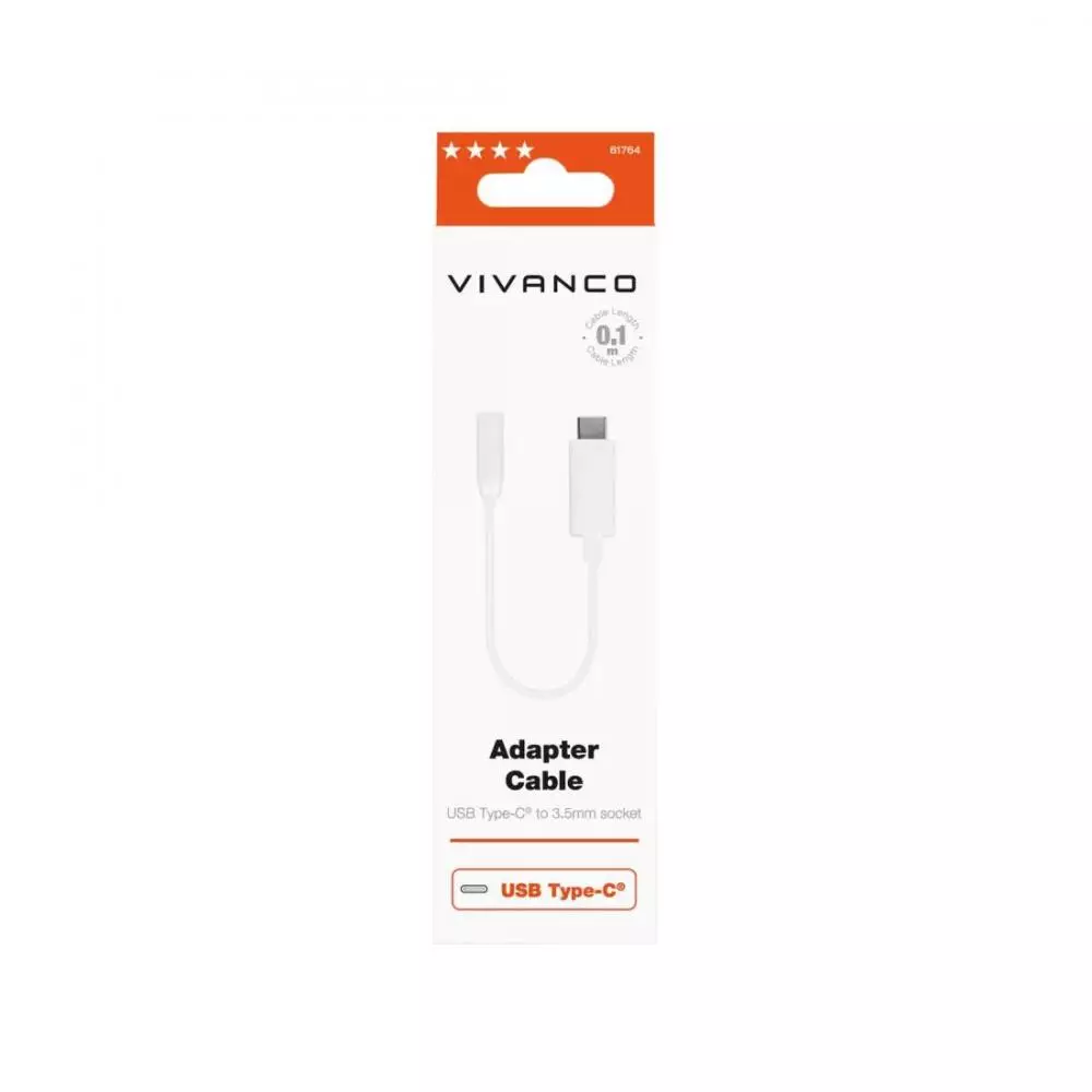 Adaptador Audio Jack 3,5MM Hembra - Tipo C Vivanco